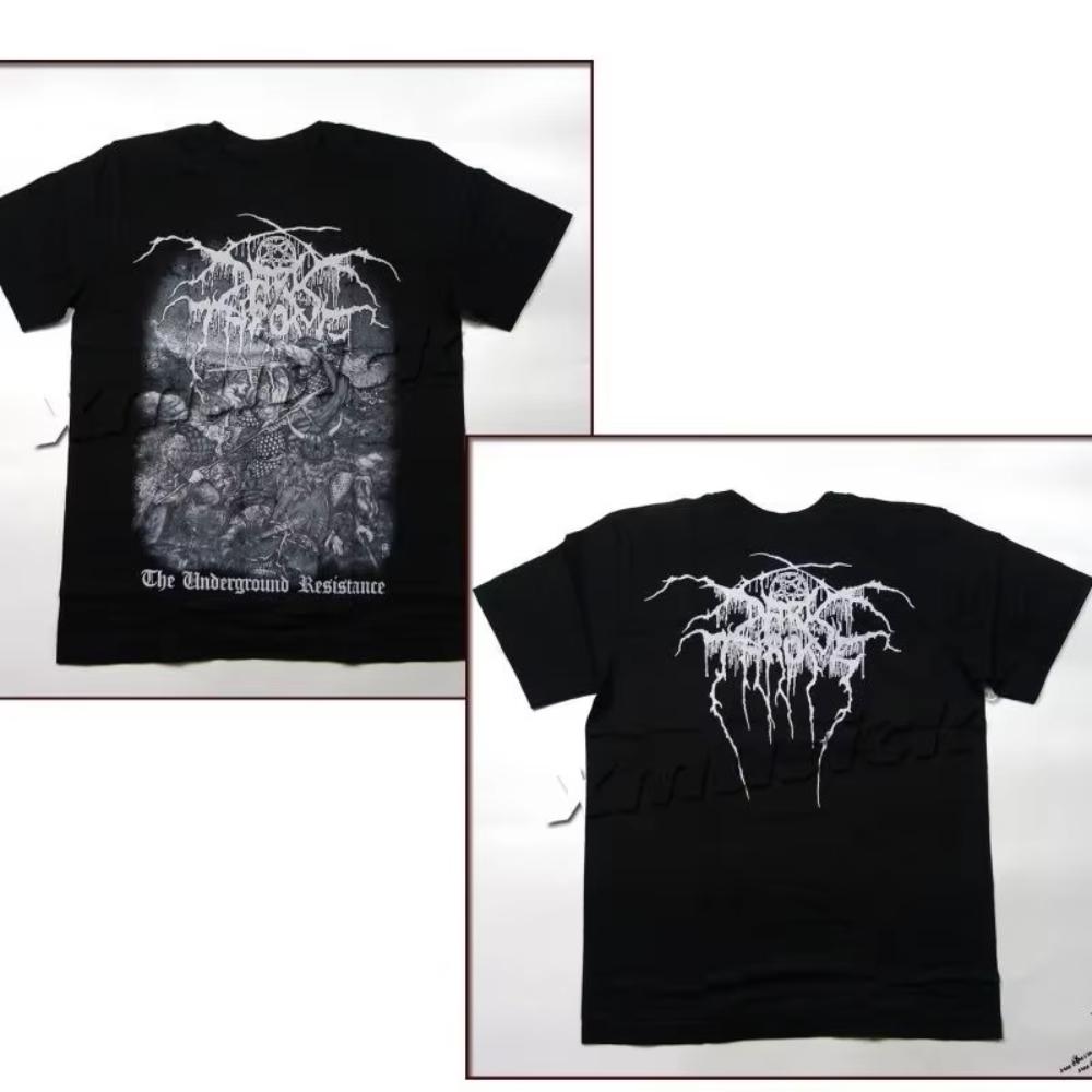 DARKTHRONE Underground Norwegian Black Metal Thai Band Pure Cotton Breathable Men's and Women's Short-sleeved American T-shirts