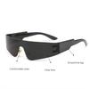 A Pair of Punk Futuristic Technology Frameless Glasses Made of PC Material Street Pography Glasses for Women