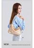 Summer 2026 Woven Texture Shoulder Bag: Large Capacity, Daily Commute Essential, Versatile Fashion for Mother and Daughter