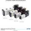 AIRTAC Original Pneumatic 5/2 Way Solenoid Valve 4V110-06 4V210-08 4V310-10 4V410-15 12V 24V 110V 220V Direction Control Valve