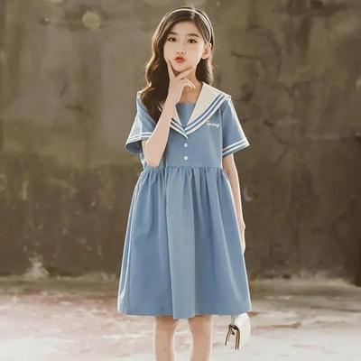 New Summer College Style Skirts for Primary and Secondary School Girls - Princess Dresses for Kids