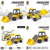 Engineering Bulldozer Urban Assembly Building Block Kid Toys Ornament Model