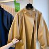 Women's Standing Collar Windbreaker Spring and Autumn Plus Size Medium Long Small Windbreaker Jacket