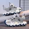 Youth Style Shoes Boys Mesh Open-Toe Sandals With Adjustable Buckle Outdoor Shoes Kids Walking Beach Casual Footwear