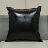 60x60/50x70/60x80CM Large Size PU Throw Pillow Cover Imitation Leather Waist Cushion Cover Decor Home Decorative Pillowcase