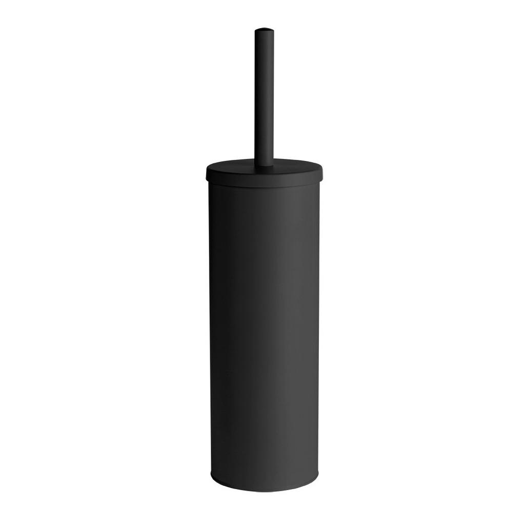 LAVEO MIRI freestanding bathroom toilet brush, lockable, black