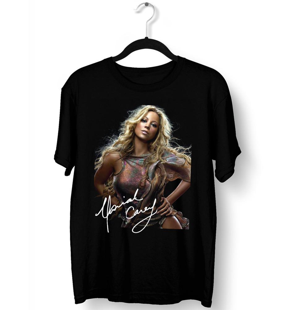 

Signature Mariah Carey Shirt Short Sleeve Black Unisex All Size S-5XL Shirt Unisex T-Shirt M