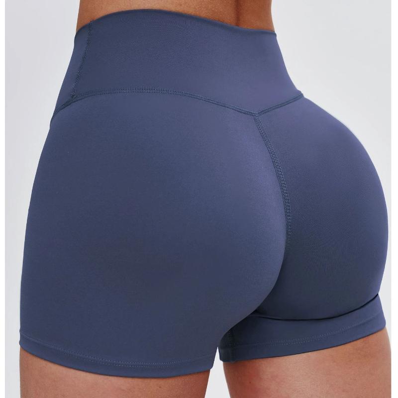 Summer Tight Yoga Shorts for Women High Waisted Belly Controlling Fitness Pants Butt Lifting Running Sports Shorts Female
