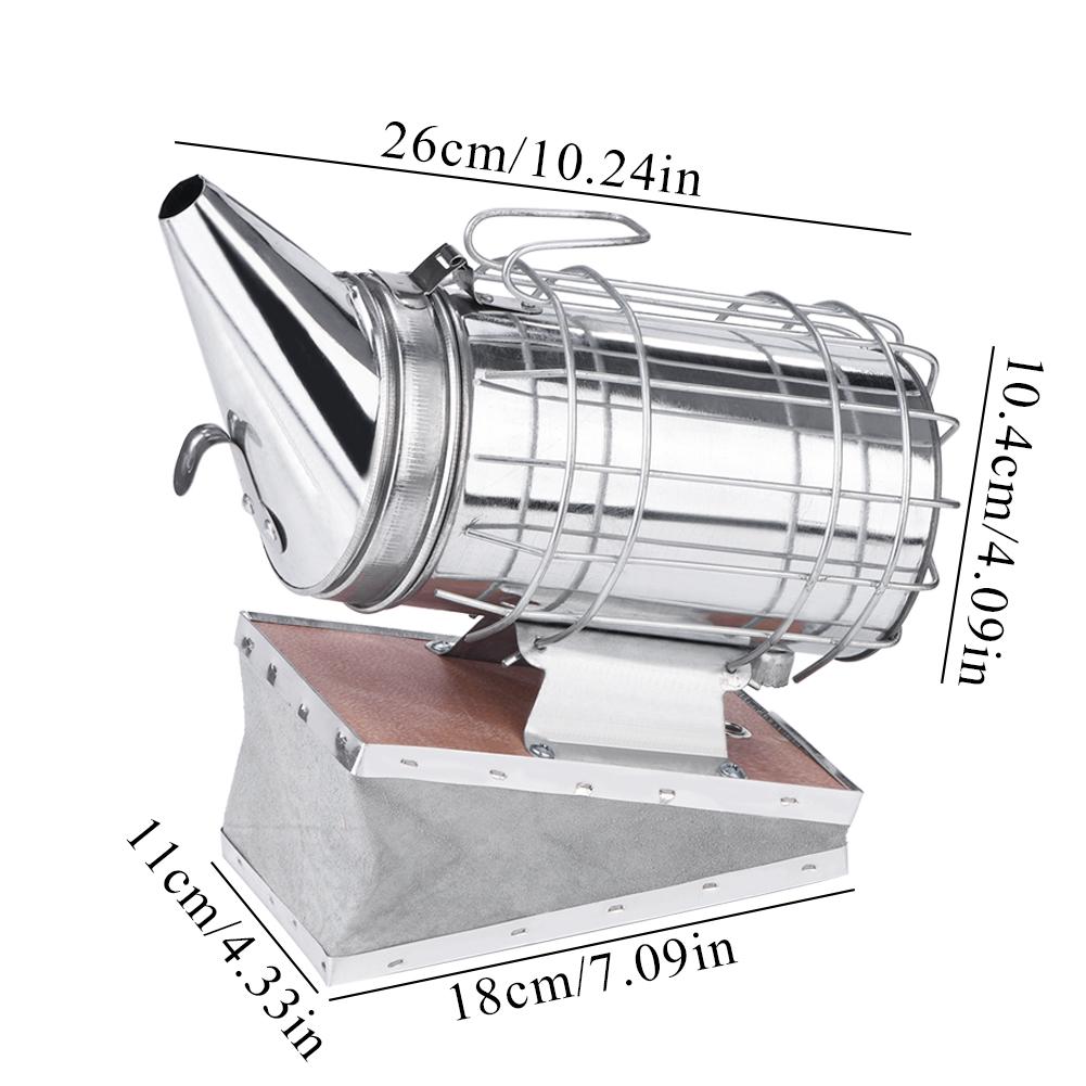 Bienenstock-Räuchergerät Bienenstock-Räuchergerät mit Hitzeschild Eisen Imkerausrüstung Imker-Räuchergerät Bienenhaltungs-Räuchergerät