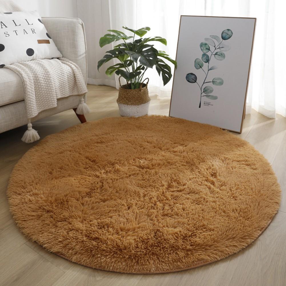 Carpet Plush Round Round Shaggy Silk Wool Sofa Blanket
