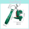 Adorable Dinosaur Rubber Keychain Perfect For Car Bag Decor