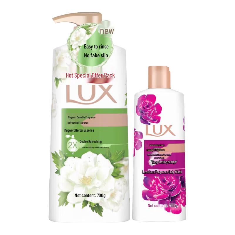 

LUX Mugwort Camellia Body Wash & Peony Body Milk Duo Set