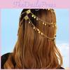 Arabian Gold Headband With Layered Circles And Tassels For Women Gift And Holiday