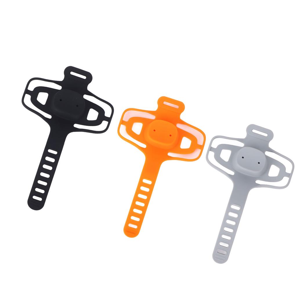Bike Silicone Phone Holder Mount Strap Bicycle Motorcycle Scooter Handlebar Cell Phone Clamp