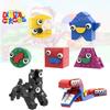 Der erstaunliche digitale Zirkus Clown Montage Bausteine DIY Plastikspielzeug Set ABS Material 200-400 Teile Exporttyp
