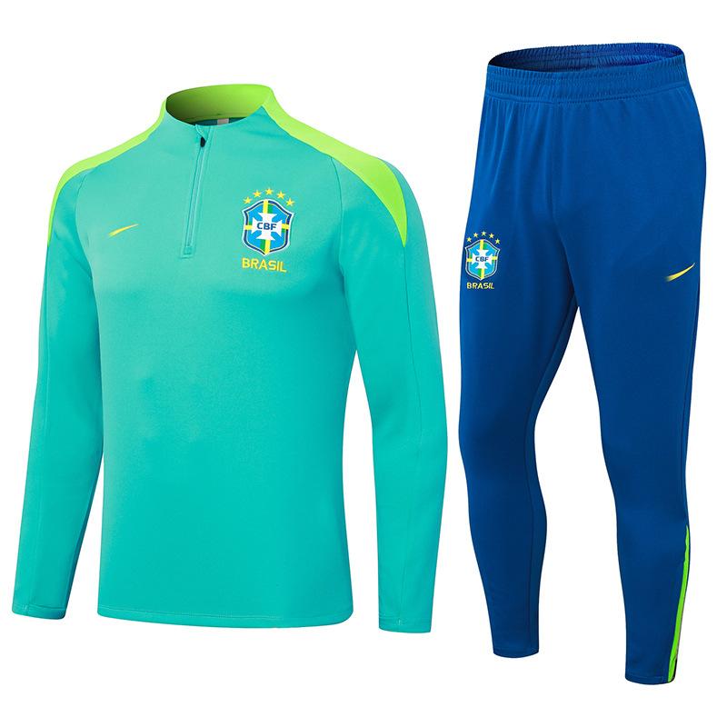 National Team Brazil France Germany England Argentina Portugal Italy Football Training Suit Long Sleeve Suit
