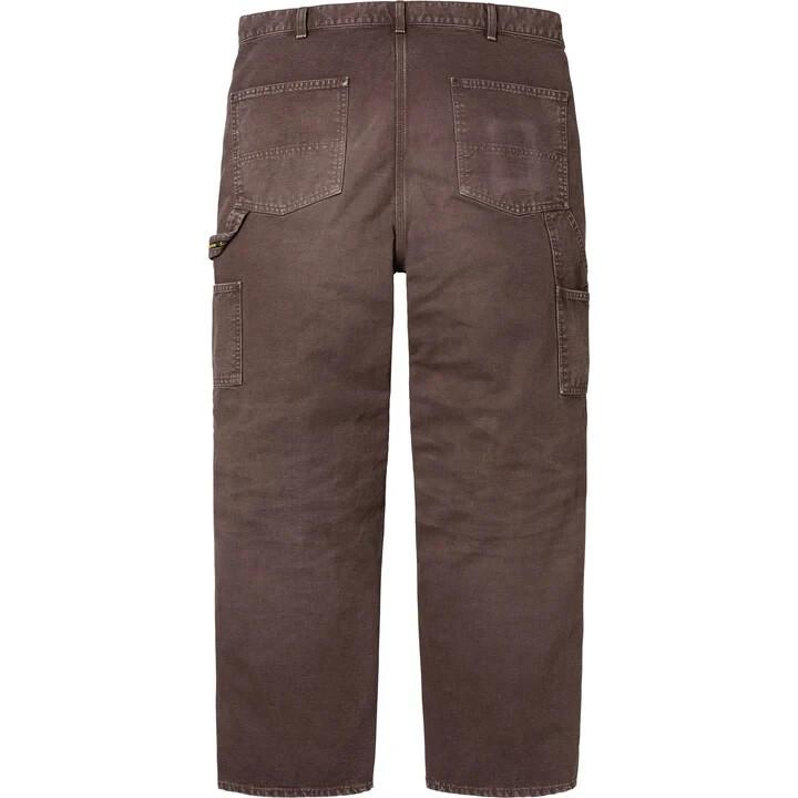 Supreme Worn Double Knee Painter Pant Brown