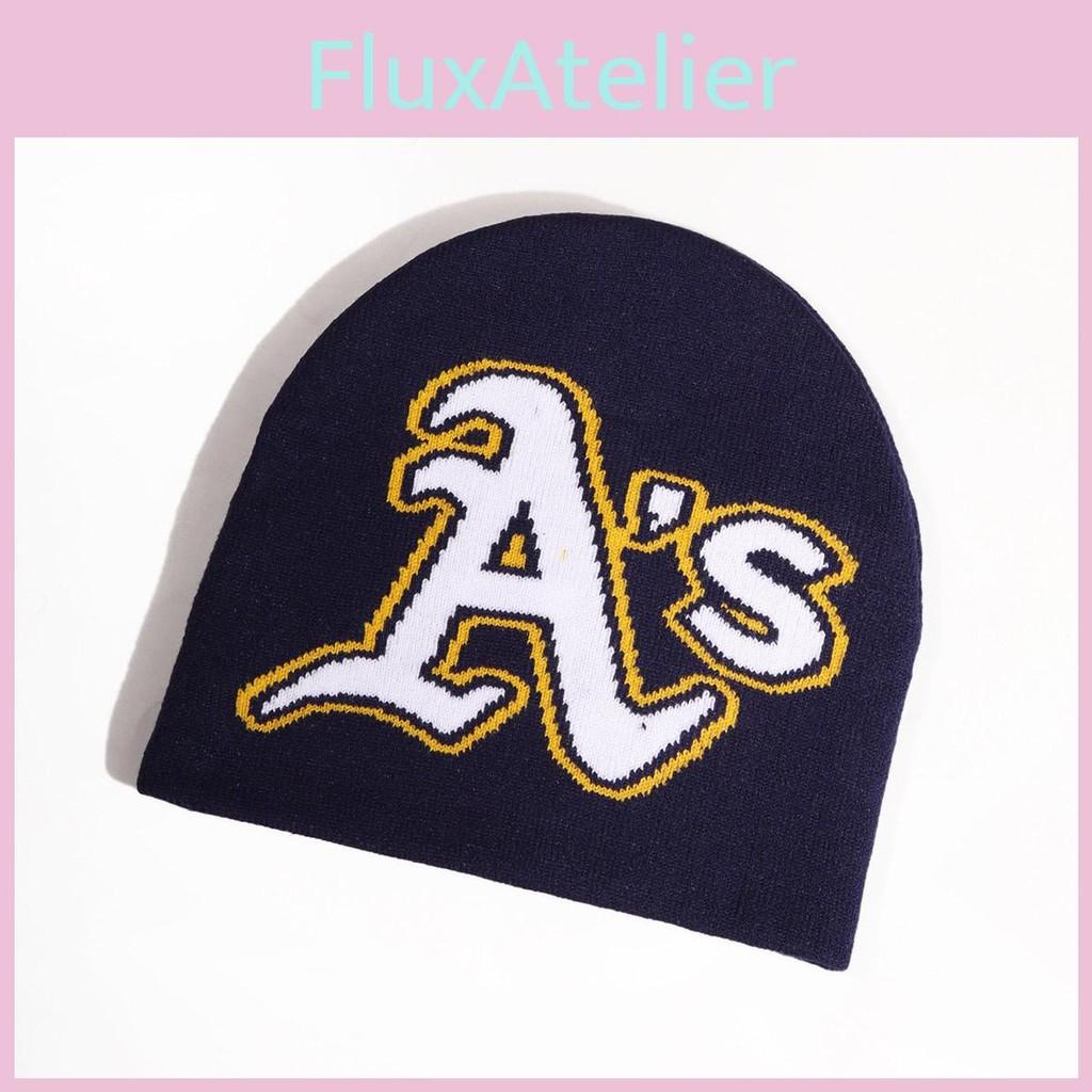 As Letter Minimalist Pattern Knitted Cap With Warmth For Urban Style Fashion