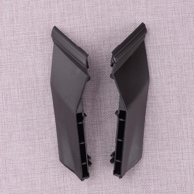 55084-02250 55083-02010 1 Pair Front Cowl Side Cover Extension Air Dam Deflector Fit for Toyota Corolla 2014- Black Plastic