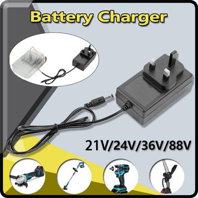 Cargador de 12v/16,8v/18v/21v/36v para Taladro Inalámbrico batería de iones de litio motosierra inalámbrica cargador de motosierra de litio
