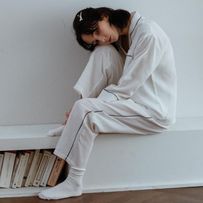 Frenchiel Natural Dye Modal Pajama Cream Fwpj903l 