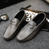 Men's Summer New Soft-soled Breathable Men's Casual Leather Shoes Doudou Shoes Driving Shoes