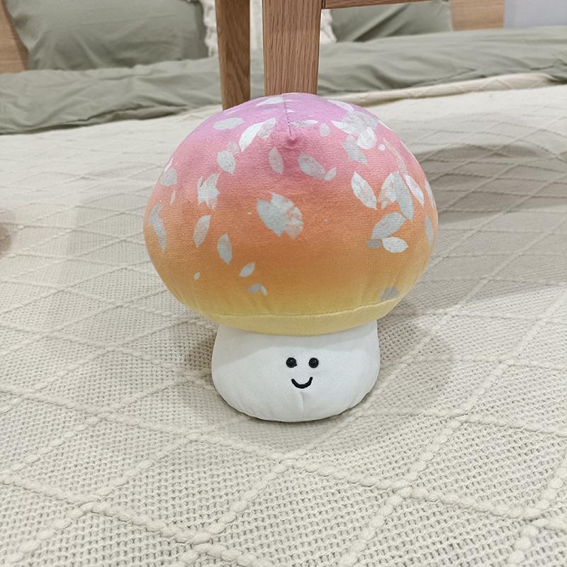 Cute Shiitake Mushrooms Plush Toy 18x20cm New Stuffed Vegetables Mushroom Soft Pillow Doll Toys Kawaii Gift