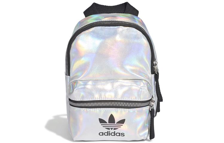 Adidas Originals Trefoil Polyester Backpack Regular Unisex Silver FL9633