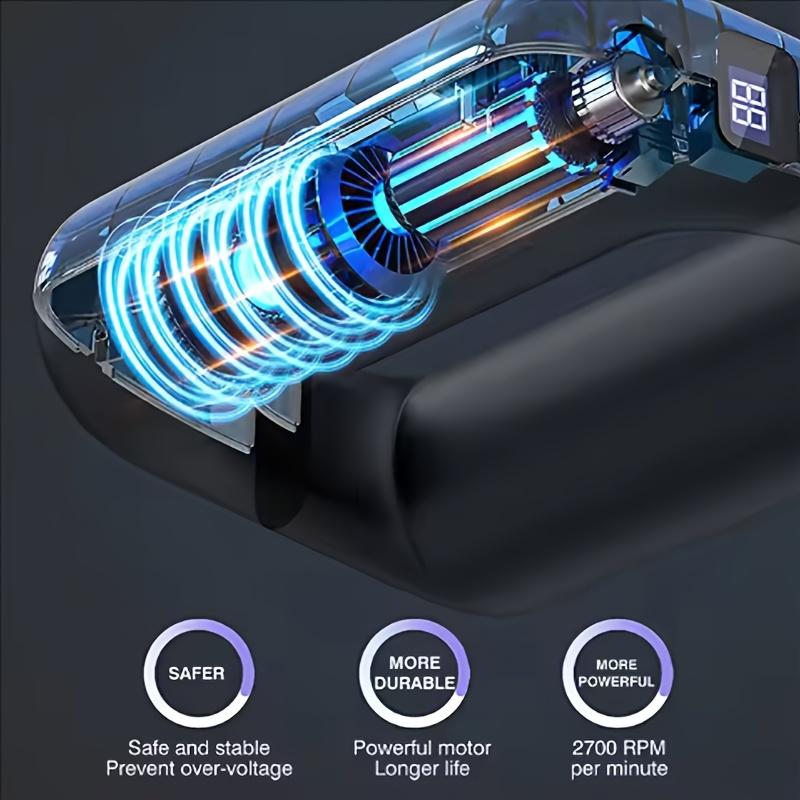 Latest Fully Upgraded Multifunctional Fascia Ring Massager, Featuring 5 Handheld Applications, 5 Modes, 5 Frequencies, Portable And Convenient