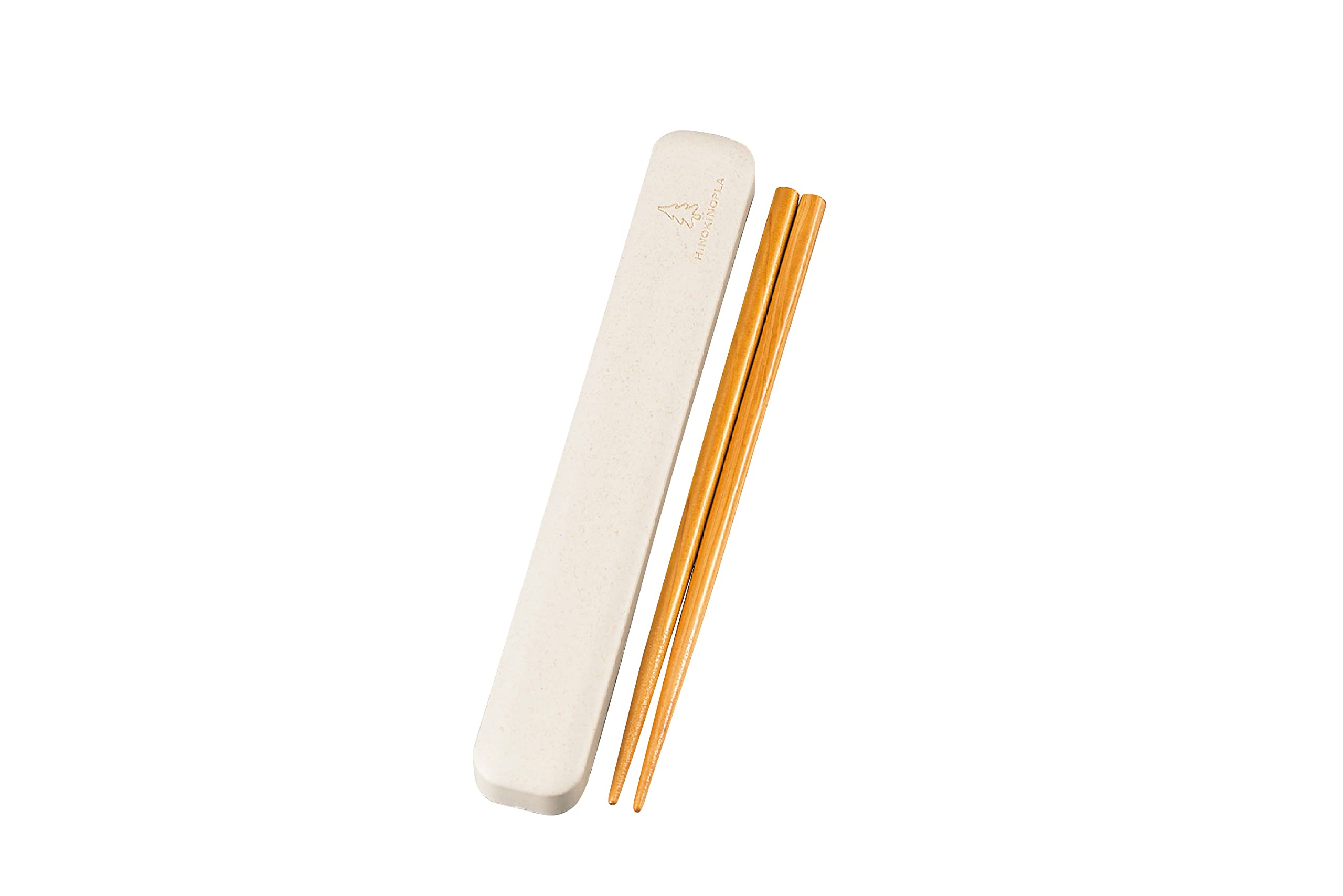 

Tatsumiya HAKOYA Hinoki No Pla Chopstick Case Made in Dishwasher Safe Set, HINOKINOPLA, 18cm, Japan, белый