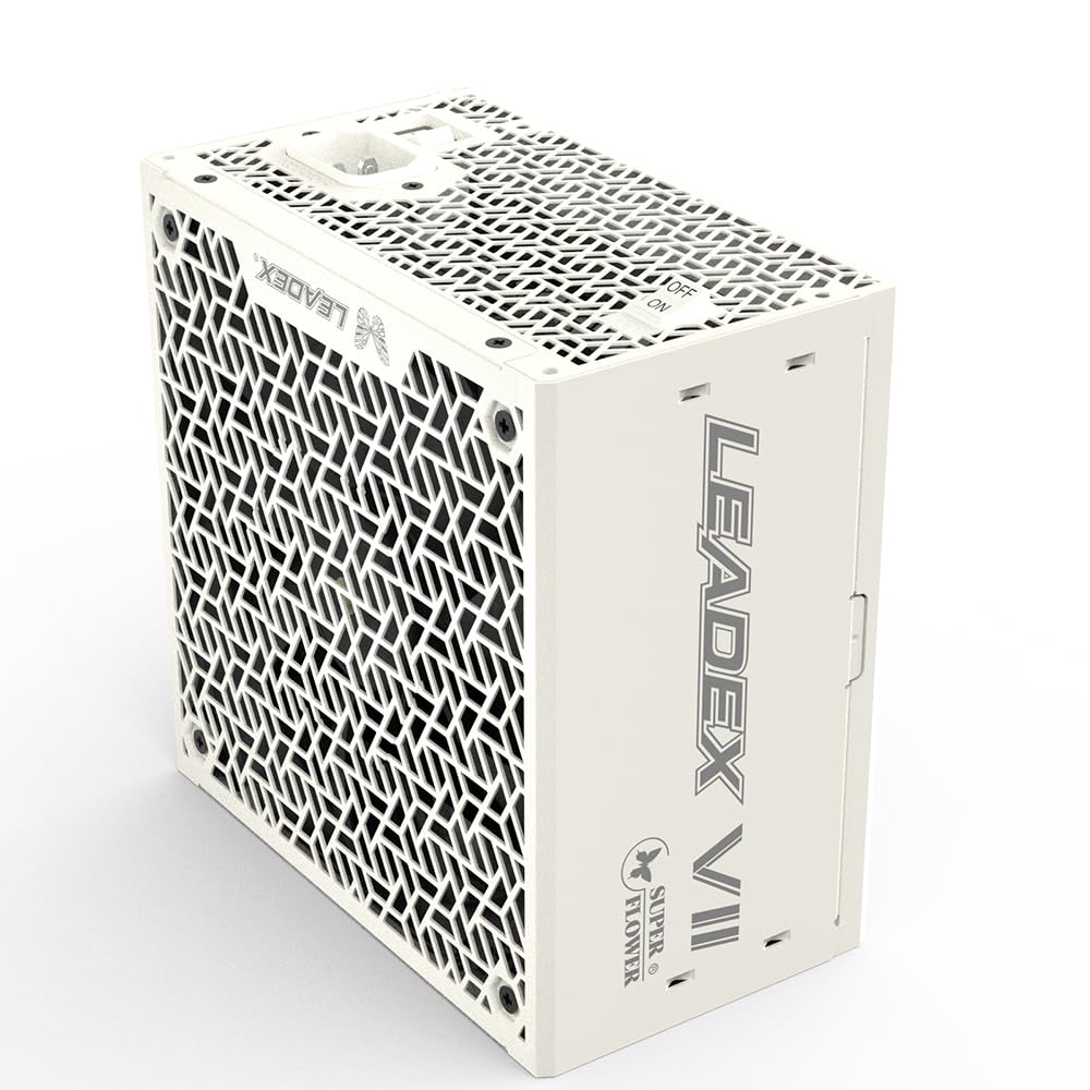 SUPERFLOWER Compatible PC Power Supply LEADEX VII PLATINUM PRO 1000W WT Full Modular 80PLUS PLATINUM Certified Super Connector 12VHPWR Connector Cable
