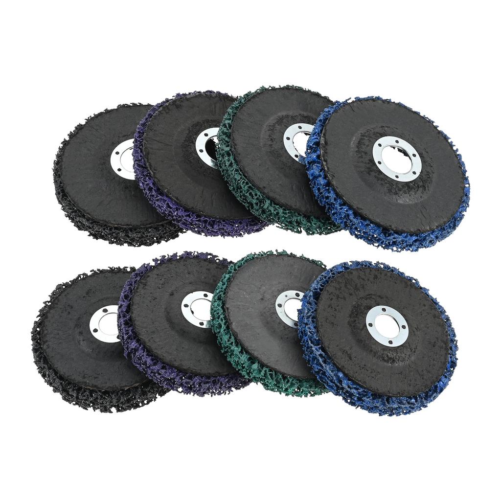 10Pcs Paint Strip Discs for Angle Grinder Rust Remover Metal Wood Surface Stripping Quick Grinding Wheel Replacement 4/4.5inch