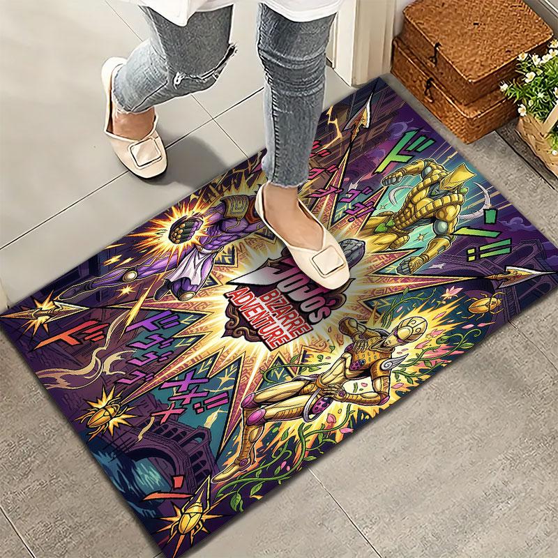 Jojos Bizarre Adventure Carpet Rug For Living Room Bedroom Home Sofa Decoration Kids Play Nonslip Floor Mat
