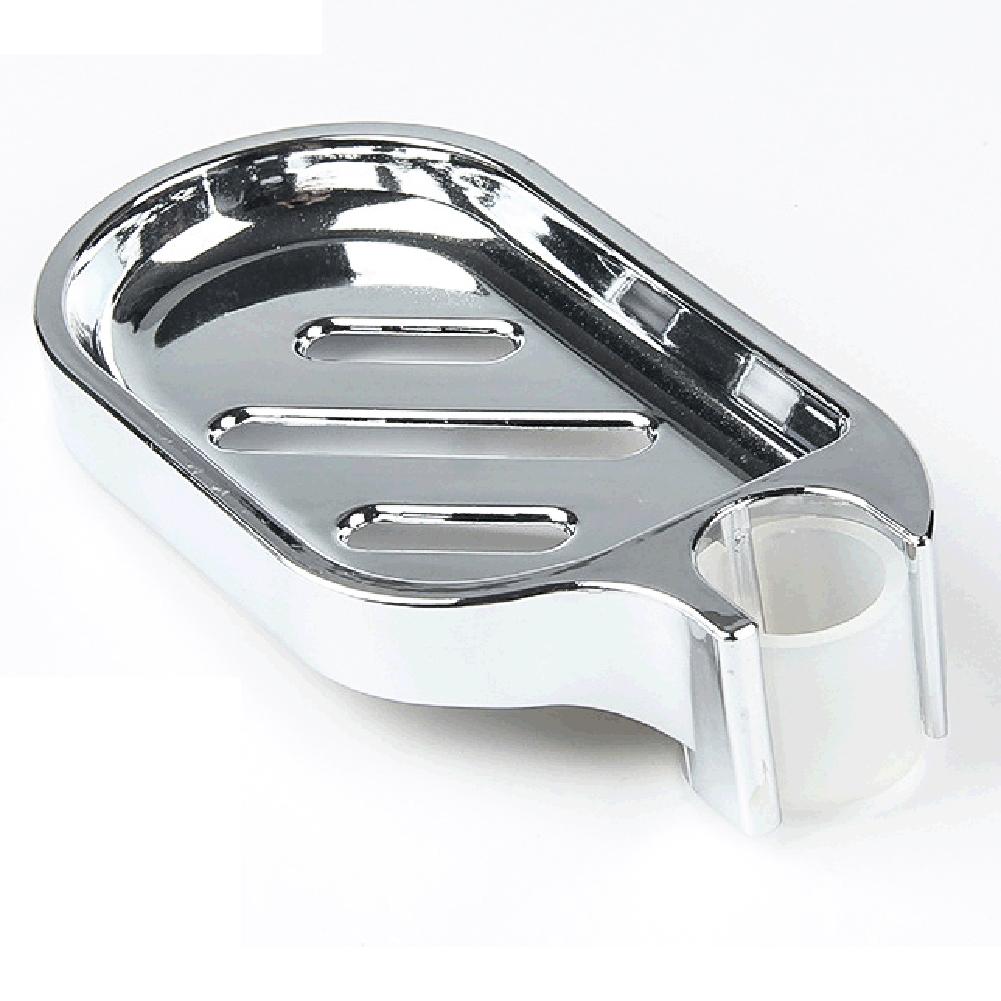 Bathroom Wall Mounted Soap Dish Shower Soap Drain Drain Soap Dish Shower Rod Aperture: 22mm/24mm Two Options Bathroom Hardware