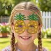 Fun Summer Vacation Eyeglasses Hawaiian Tropical Party Glasses, Glitter Felt Beach Pool Eyeglasses, Creative Event Props Ocean Luau Style Eyewear for