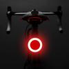 Heart Shape Design Bicycle Taillight USB Rechargeable Bike Seatpost Light  Night Riding