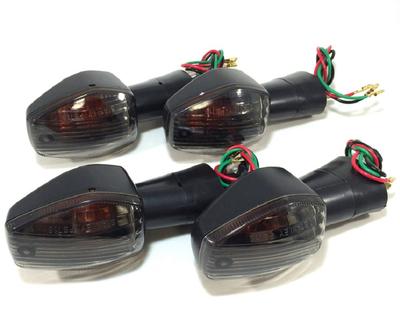 Honda Turn Signal Light Set of 4 Clear Smoke Amber for Various CB CBR