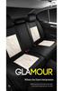 Universal Full Leather Car Seat Covers for All Seasons - Five Seats, Full Coverage with Backrest Cushion