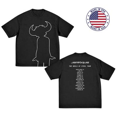 Jamiroquai Heels of Steel Buffalo Man Tour T-shirt Unisex
