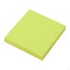 Postits Sticky Notes for Office Students, Bright Colour Fluorescent Green 76mm Square, 70 Sheets