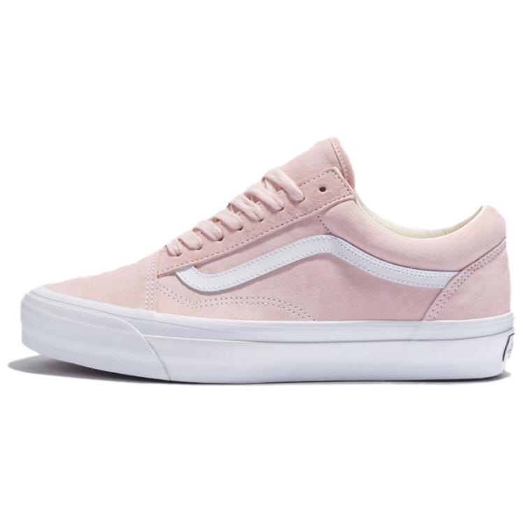 Vans Premium Old Skool Pig Suede Comfortable Versatile Low-Top Skate Shoes Unisex sneaker Pink VN000D56ESH1