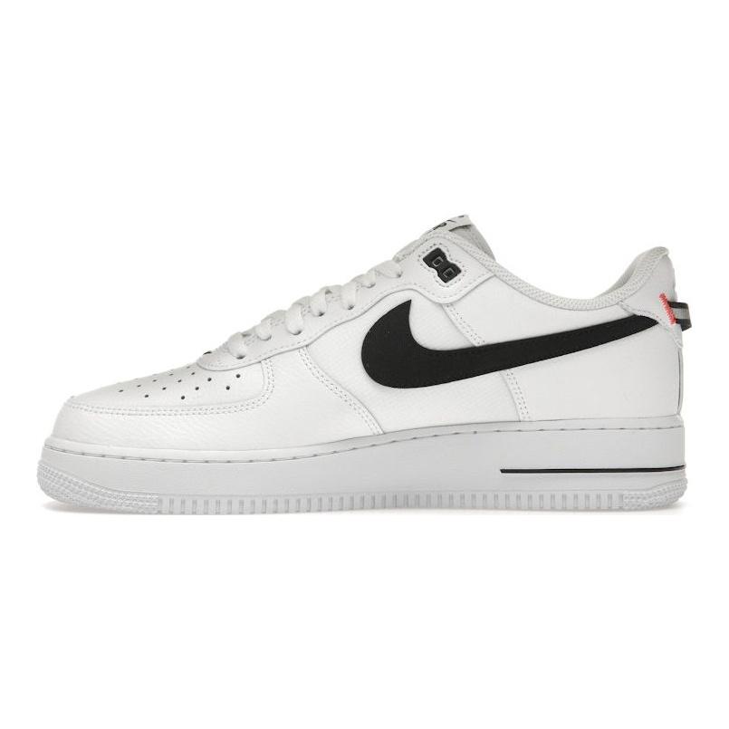 Nike Air Force 1 07 LV8 Bílá Černá Jasně Karmínová Unisex Tenisky HV9509-100