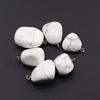 Irregular Natural Agate Crystal Stone Pendants for Keychains and Accessories