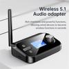 Bluetooth-compatible 5.0 Audio Receiver Transmitter Portable 3.5mm Aux Audio Cable Adapter With