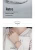 Silver-Plated Bohemian Mobius Strip Cuff Bracelet for Women
