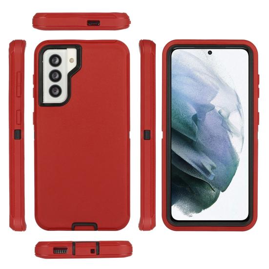 Phone Case for Samsung Shockproof Anti-Scratch Phone Case Cover with Raised Edges Dual-Layer Protection Sensitive Button Phone Case