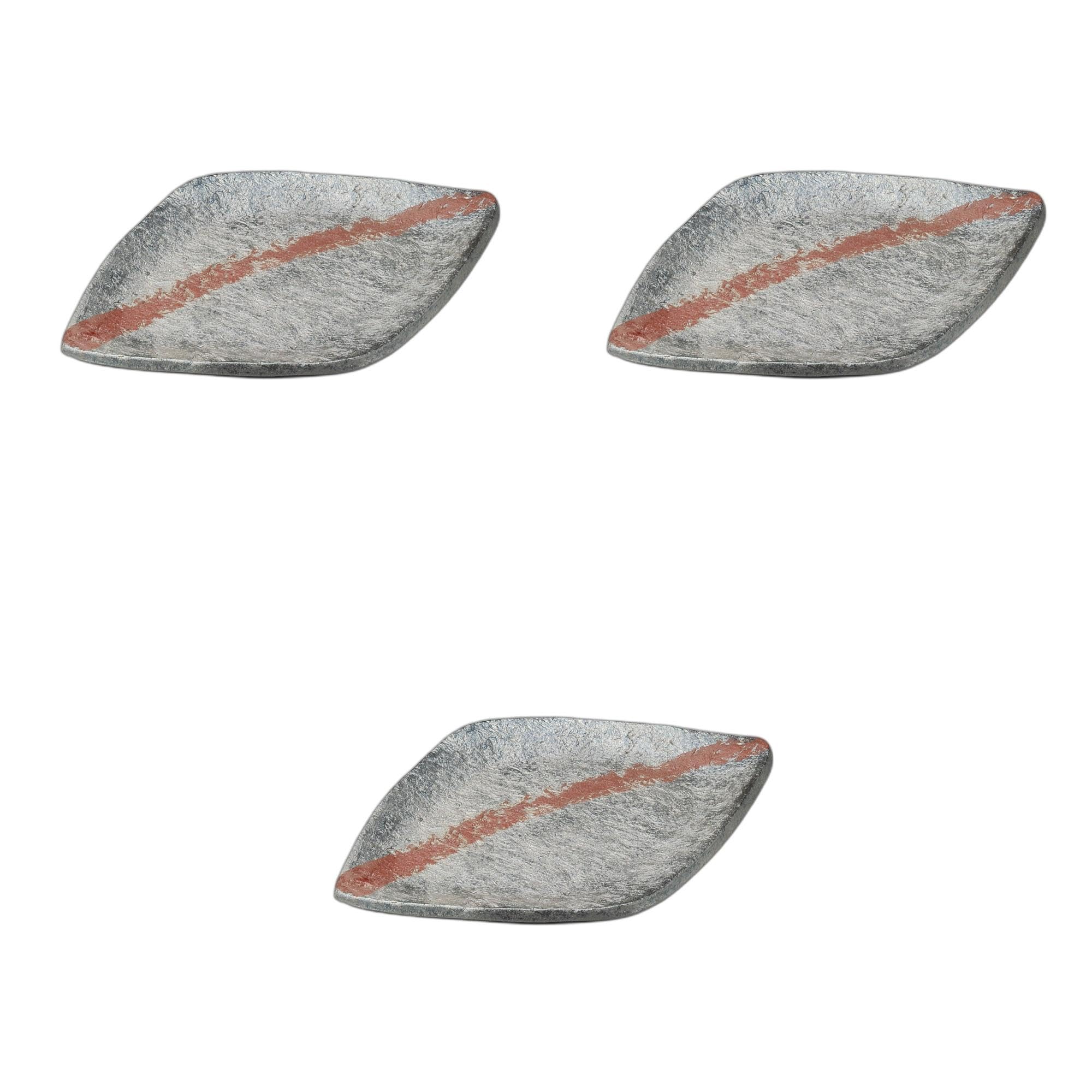 

Set of 3 Akatsuki Irregular Shape Plates x 27 x Irregular Shape Setomonohonpo 12.8 [38.3 2.5cm] Plates, Ceramic,