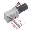 5840-31ZY-51 Geared Motor 12V~24/7RPM~470RPM High Torque 70KG/CM High Power Worm Gear DC Motor Turntable Door Self-Locking