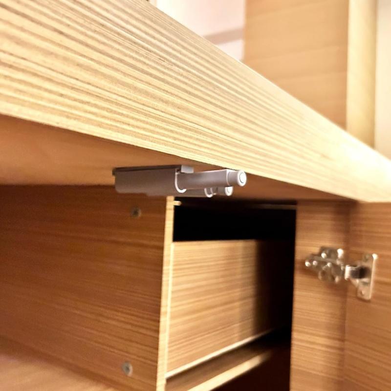 5/10PCS Damper Buffers Kitchen Cabinet Catches Door Stop Drawer Soft Quiet Close with Invisible Handle Home Furniture Hardware