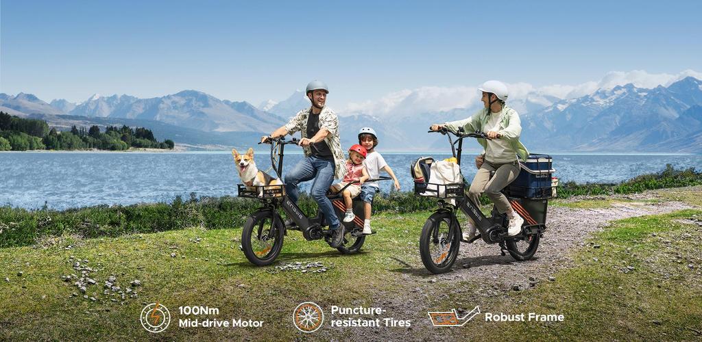 ENGWE LE20 Dual Battery Electric Bike – 350KM Max Range, 100Nm Mid-Drive Motor, Hydraulic Brakes & 200kg Payload